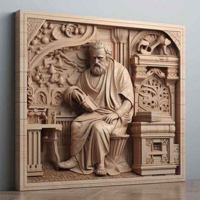 نموذج ثلاثي الأبعاد لآلة CNC 3D Art 